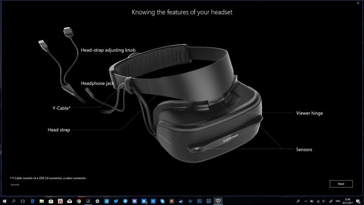VR шлем Lenovo Explorer – возможность опробовать VR без жуткого ценника